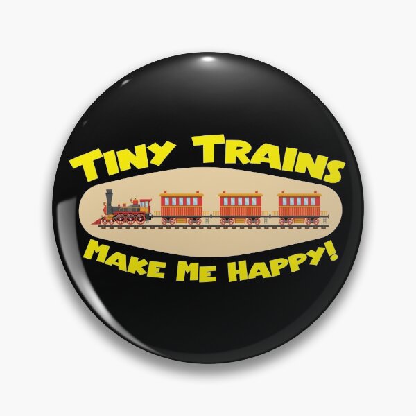 Item preview, Tiny Trains Make Me Happy designed and sold by WilsonCreekArts.