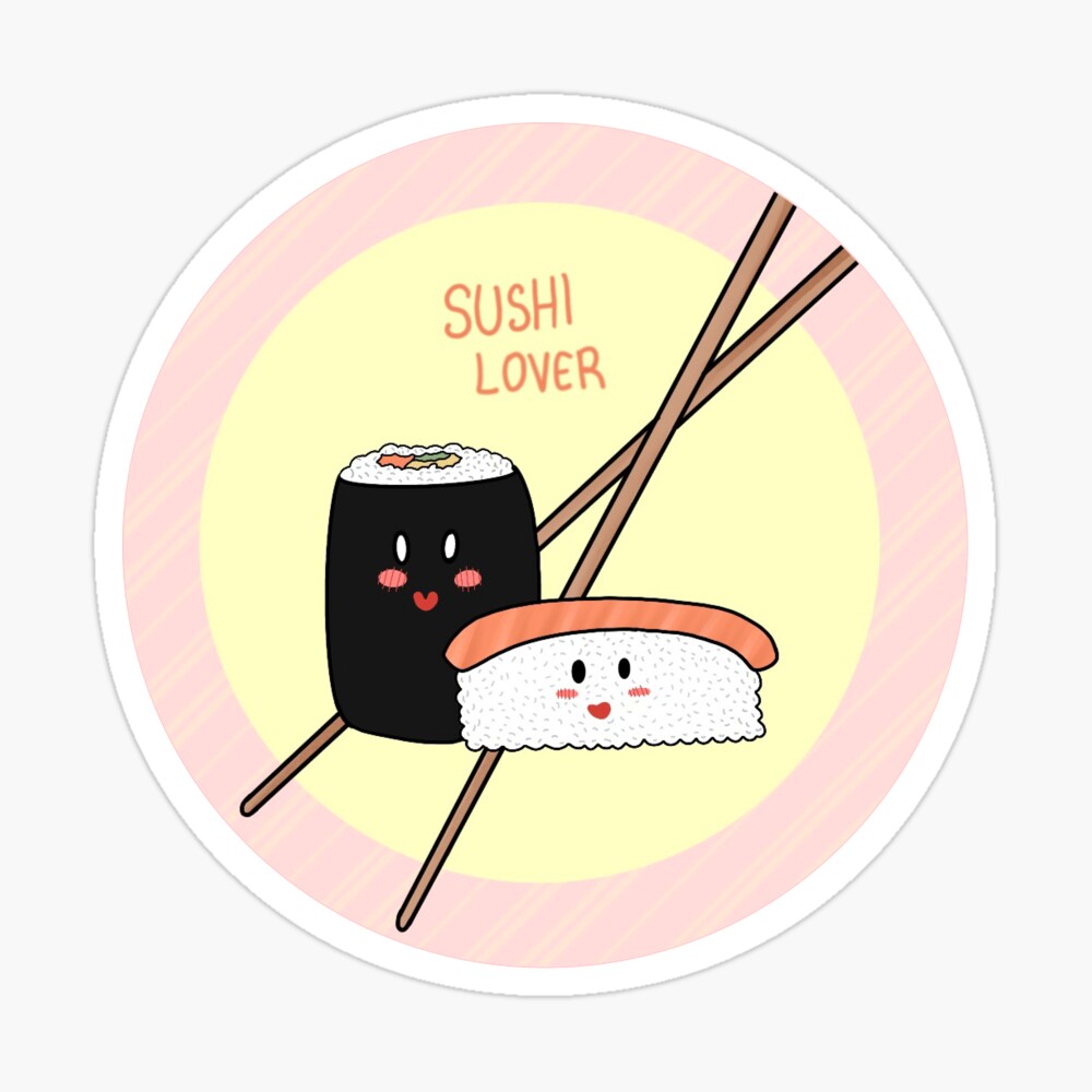 EYE SUSHI ONIGIRI, Sushi with eyes, sushi lovers eyed gift idea ideas  Sticker for Sale by VistoAvvistato