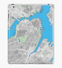 Boston city center building map iPad Case/Skin