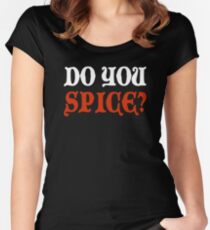 Do You Spice? - Critical Role Fan Design (White) Women's Fitted Scoop T-Shirt