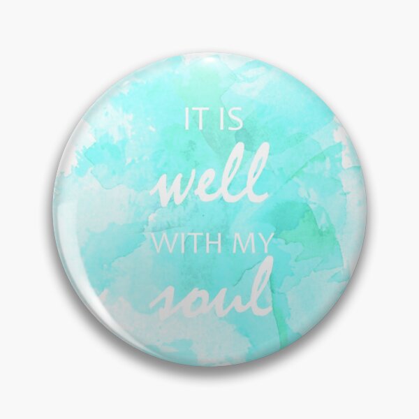 Item preview, It is well with my soul watercolor designed and sold by ReformedBeard.
