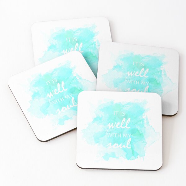 Item preview, It is well with my soul watercolor designed and sold by ReformedBeard.