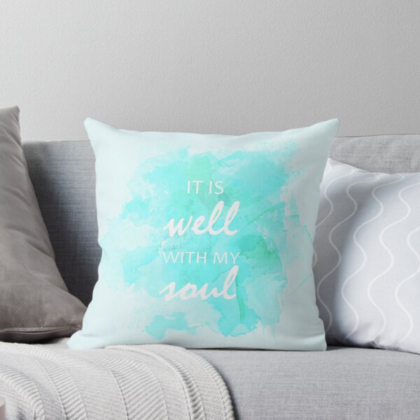 Item preview, It is well with my soul watercolor designed and sold by ReformedBeard.