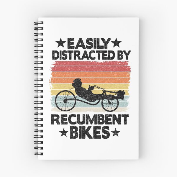 Item preview, Easily Distracted By Recumbent Bikes Funny Recumbent Bike designed and sold by Stronzi.