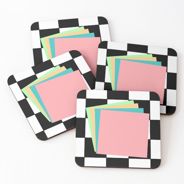 Item preview, Pile of Squares Retro Checker Pattern designed and sold by JISRH.