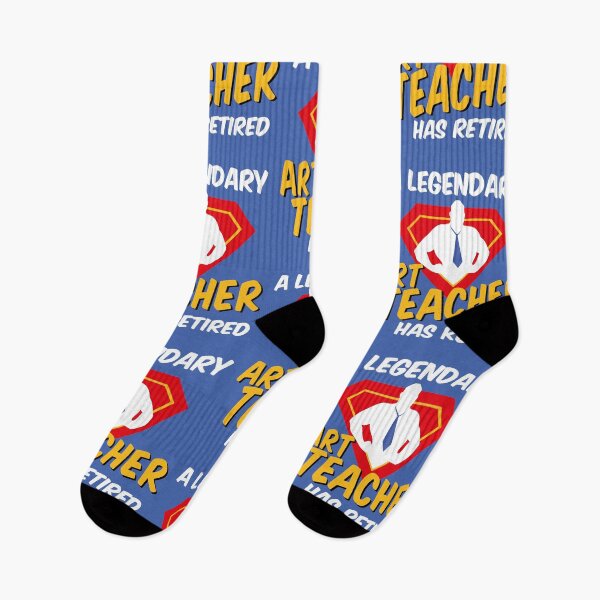 Item preview, Art Teacher Retirement Retired Retiring Legend Superhero Design designed and sold by justjonboy.