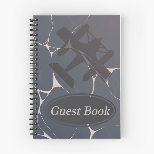 Item preview, Vacation Rent Guest Book Float Plane  designed and sold by Krystal  Thomas.