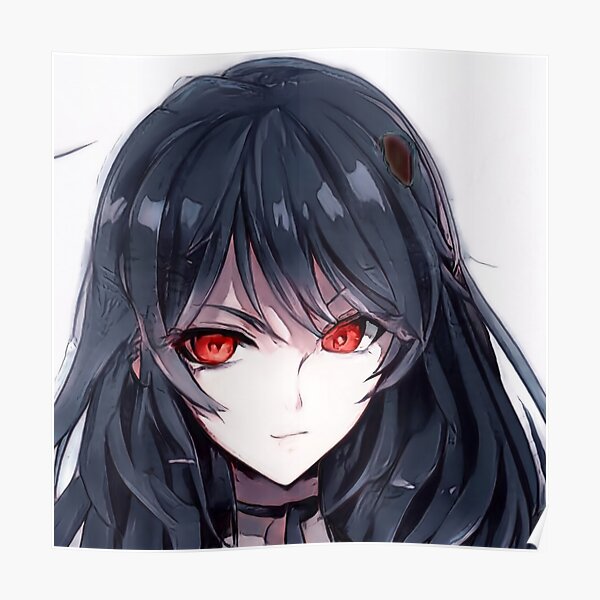Cute Anime Vampire Girl Sticker for Laptops Journals - Etsy