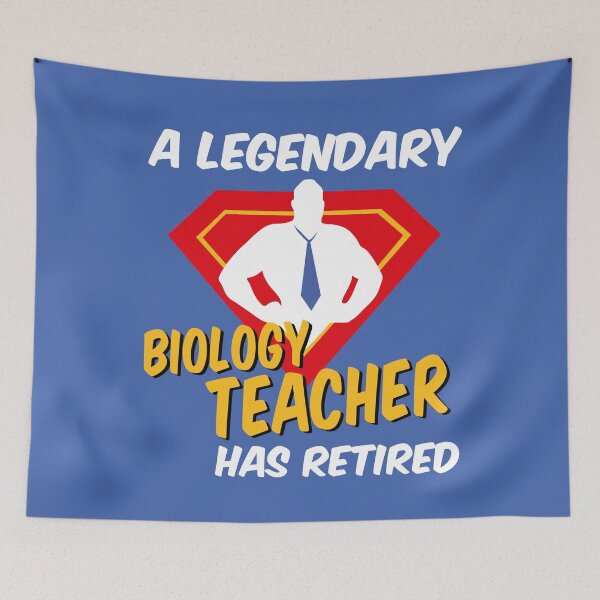 Item preview, Biology Teacher Retirement Retired Retiring Legend Superhero Design designed and sold by justjonboy.