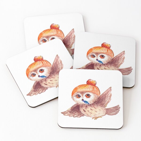 Item preview, Forest Little owl. Watercolor Owl. Cool baby Owl. Owl for Kids. designed and sold by ZheltakovaIana.