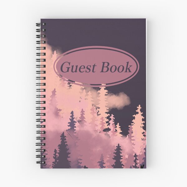 Item preview, Vacation Rental Guest Book Forest  designed and sold by Krystal  Thomas.