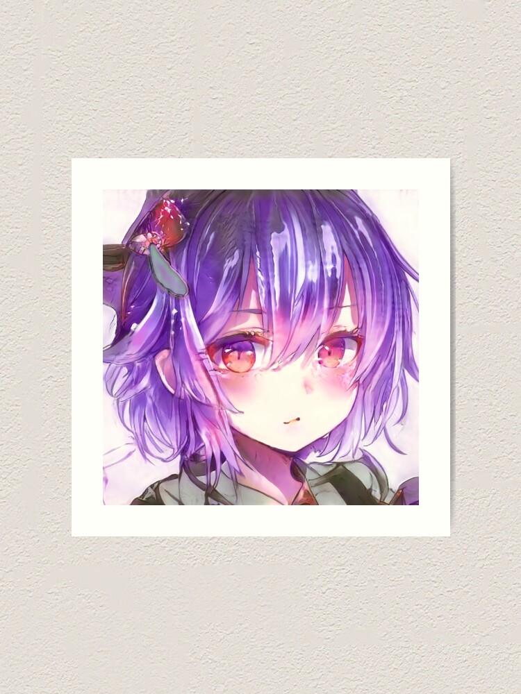 Purple Hair Anime Girl