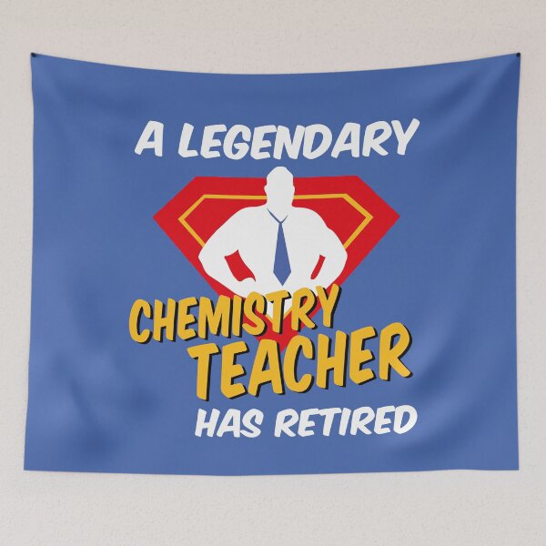 Item preview, Chemistry Teacher Retirement Retired Retiring Legend Superhero Design designed and sold by justjonboy.