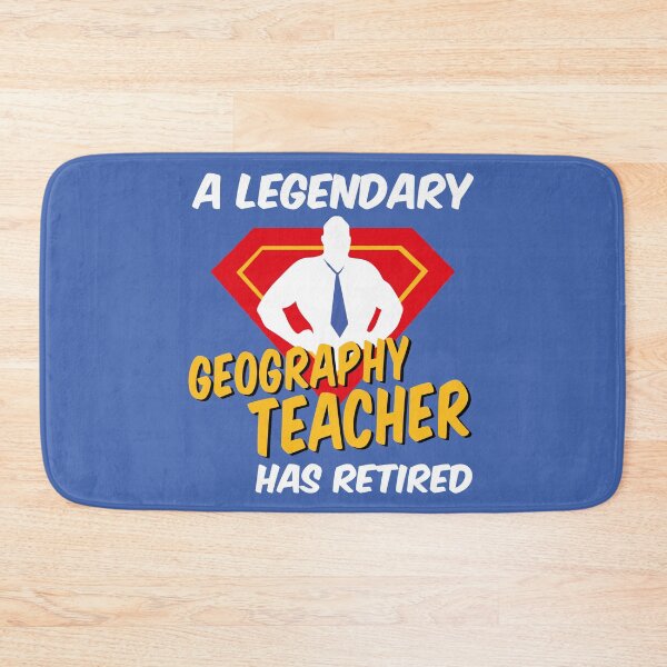Item preview, Geography Teacher Retirement Retired Retiring Legend Superhero Design designed and sold by justjonboy.