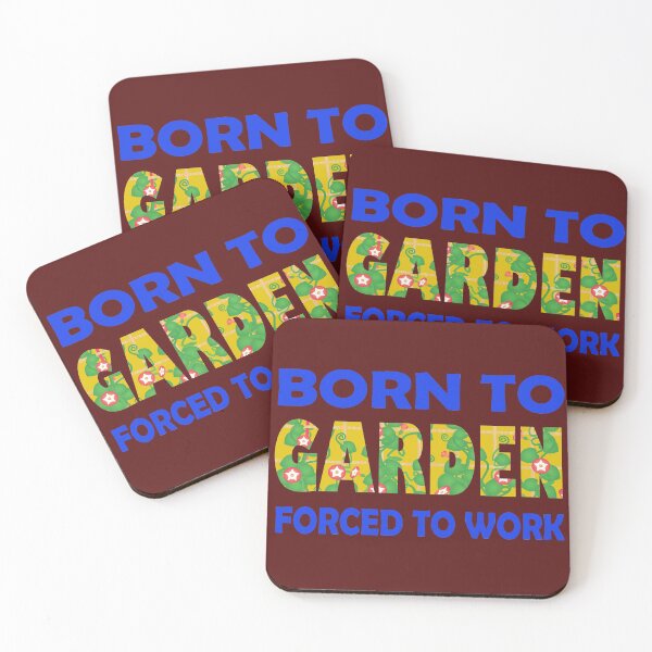 Item preview, Born To Garden Forced To Work Funny Gardening Quote designed and sold by DesignHouse07.