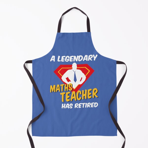 Item preview, Maths Teacher Retirement Retired Retiring Legend Superhero Design designed and sold by justjonboy.