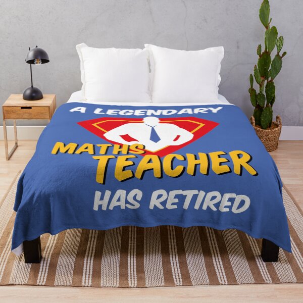 Item preview, Maths Teacher Retirement Retired Retiring Legend Superhero Design designed and sold by justjonboy.