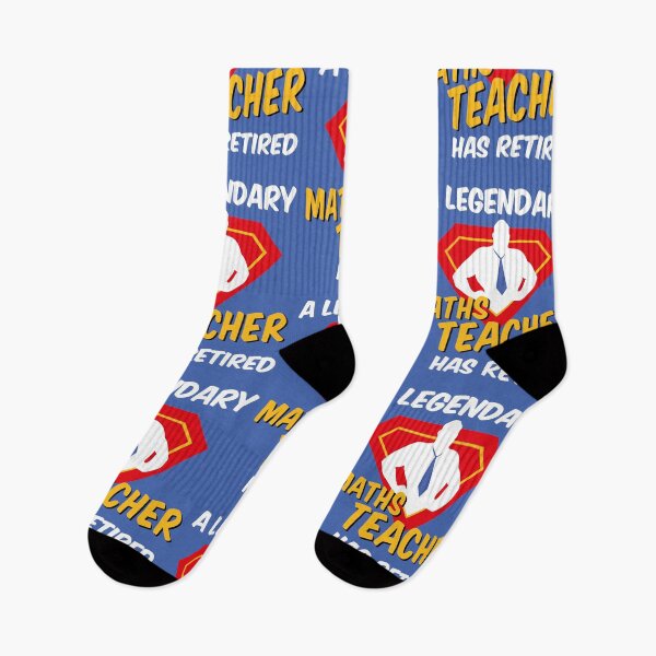 Item preview, Maths Teacher Retirement Retired Retiring Legend Superhero Design designed and sold by justjonboy.