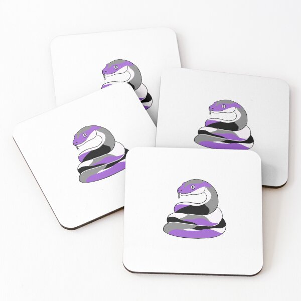 Item preview, Asexual Pride Snake designed and sold by SoulPixie01.