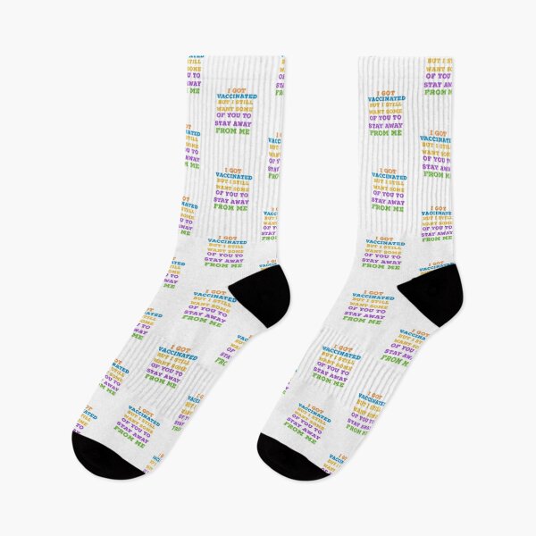 Item preview, I Got Vaccinated but i Still want you to stay away from me funny Retro Vintage Colors  designed and sold by hasondx.