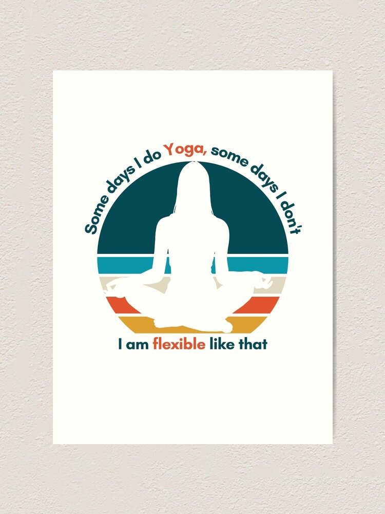 Funny Yoga gift idea girls - yoga puns design' Sticker