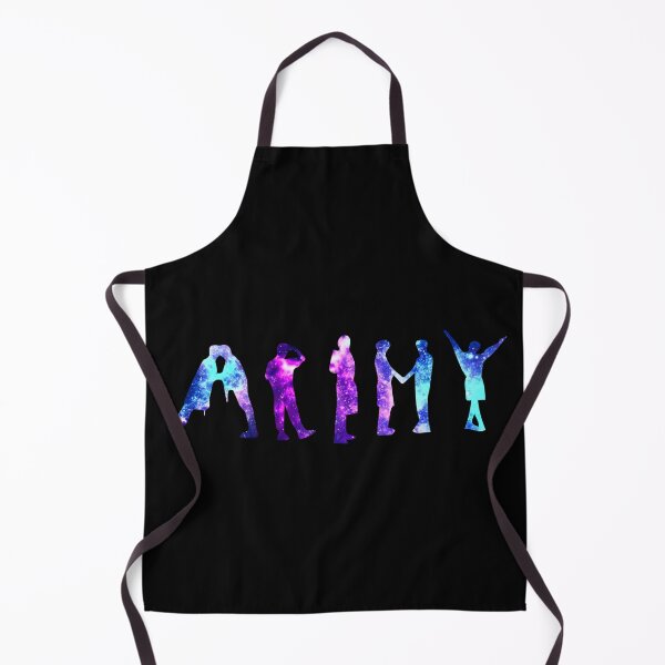 Item preview, Butter ARMY Galaxy sign silhouette, Butter Galaxy illustration Sticker designed and sold by trendistic.