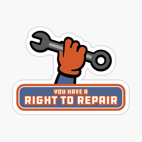 I Have A Right To Repair! Sticker