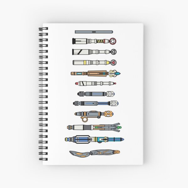 Evolution of the Sonic Screwdriver Spiral Notebook