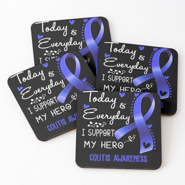 Item preview, Today And Everyday I Support My Hero Colitis Awareness Warrior Gifts designed and sold by hvoid41.