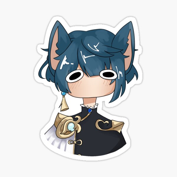 "Xingqiu" Sticker for Sale by stoopidsmoo Redbubble