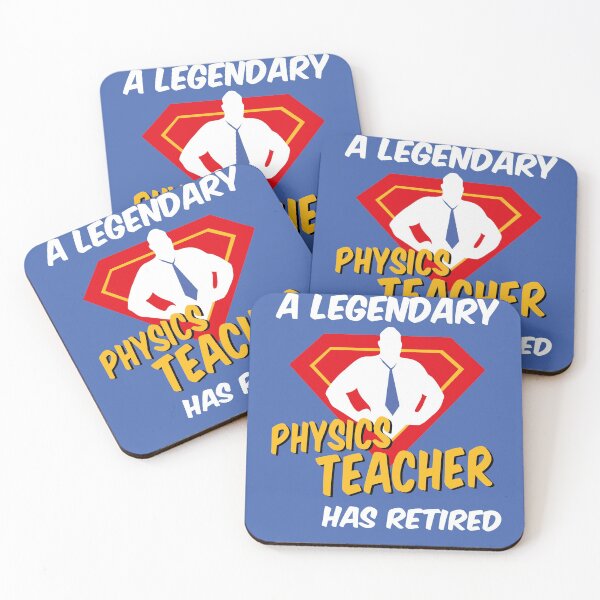 Item preview, Physics Teacher Retirement Retired Retiring Legend Superhero Design designed and sold by justjonboy.