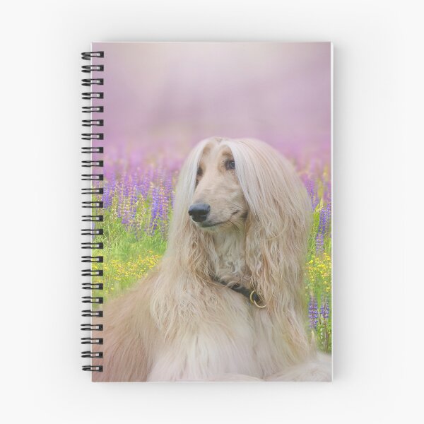 Item preview, Afghan Hound in a Lupine Meadow designed and sold by Elisabeth Lucas.