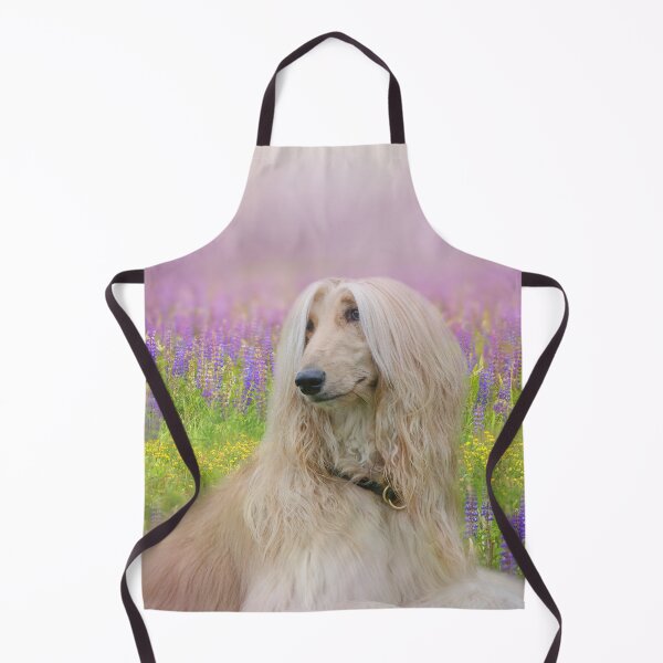 Item preview, Afghan Hound in a Lupine Meadow designed and sold by Elisabeth Lucas.