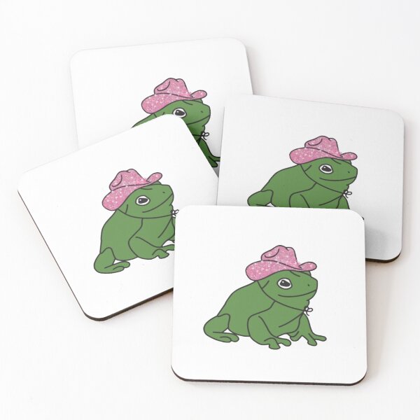 Item preview, frog with cowboy hat designed and sold by Designs by  Payton.