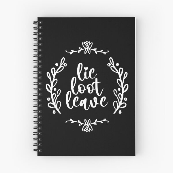 Item preview, Lie Loot Leave | Hello | White designed and sold by princesnoozy.