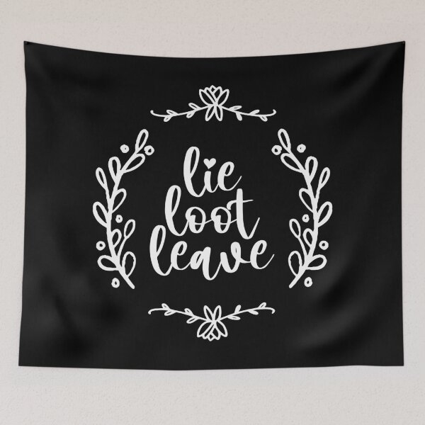 Item preview, Lie Loot Leave | Hello | White designed and sold by princesnoozy.