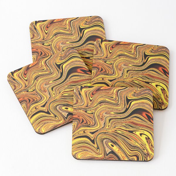 Item preview, Yellow Abstract Liquid designed and sold by Flydea.
