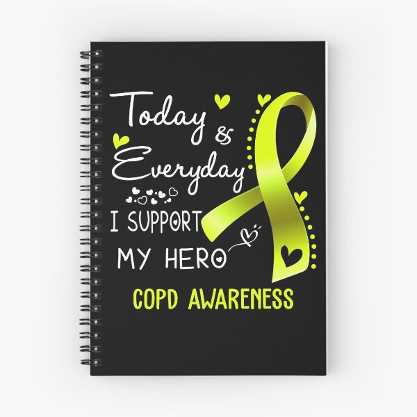 Item preview, Today And Everyday I Support My Hero COPD Awareness Warrior Gifts designed and sold by hvoid41.