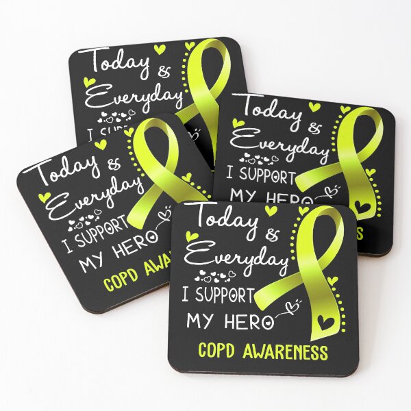 Item preview, Today And Everyday I Support My Hero COPD Awareness Warrior Gifts designed and sold by hvoid41.