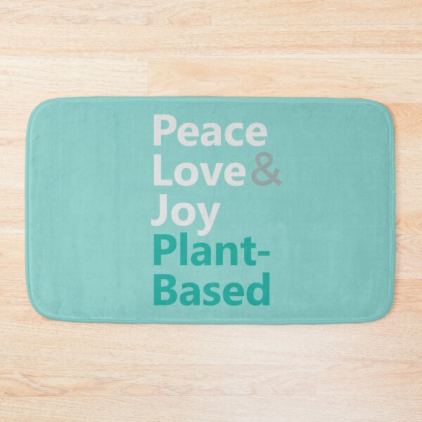 Item preview, Peace Love and Joy Plant Based Design Text Design designed and sold by Babadollcraft.