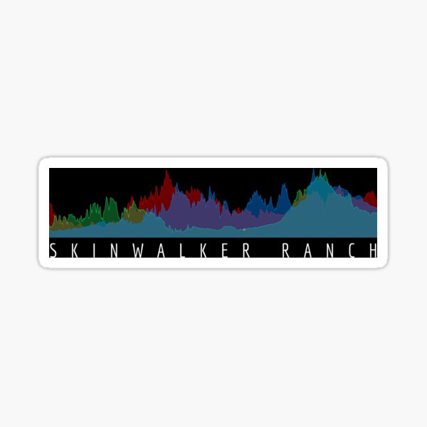 Skinwalker Ranch - Spectral Topography (North/South Only) Sticker