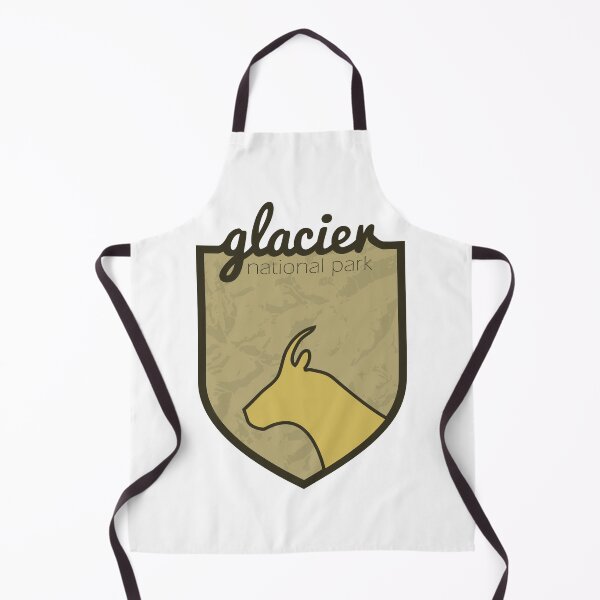 Item preview, Glacier National Park Mountain Goat Badge designed and sold by doctrin.