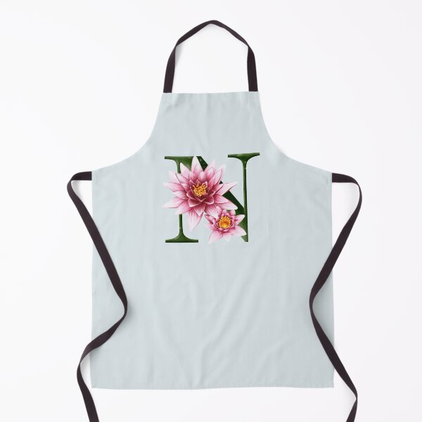 Item preview, The letter N. Nymphea. Flower alphabet. designed and sold by BananiLettering.