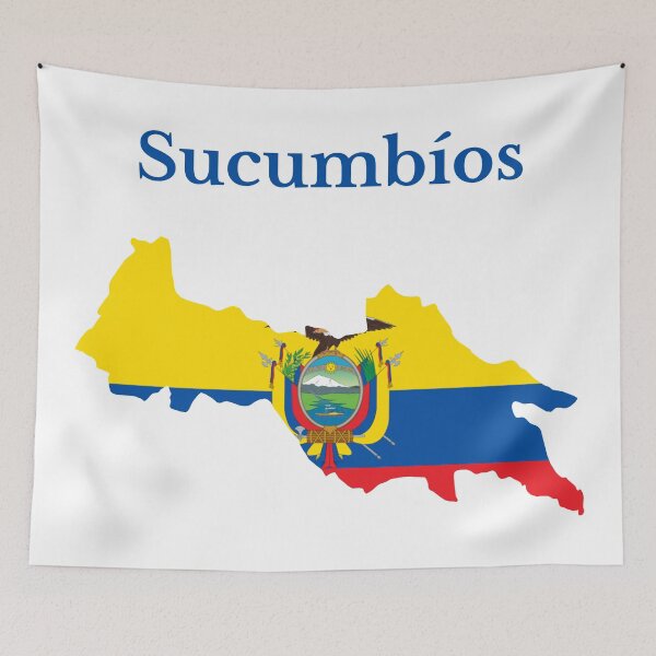 Item preview, Sucumbios Province Map Design, Ecuador designed and sold by marosharaf.