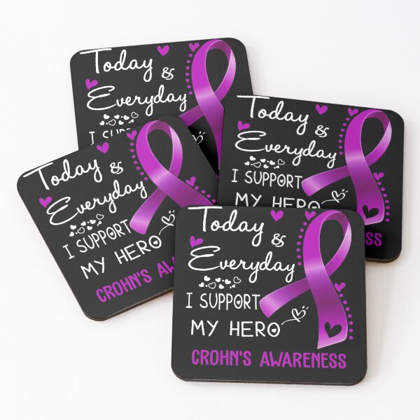 Artikelvorschau, Heute und jeden Tag unterstütze ich die Geschenke meines Helden Crohns Bewusstseinskrieger entworfen und verkauft von hvoid41.