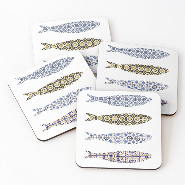 Item preview, Portuguese sardines tile  designed and sold by Vânia Rocha.