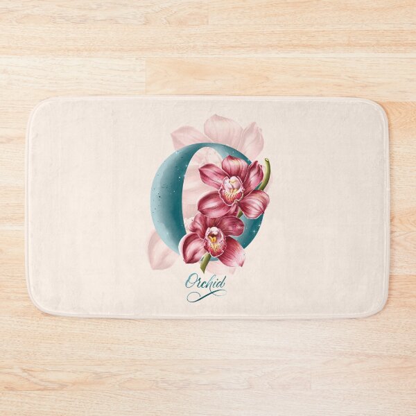 Item preview, The letter O. Orchid. Flower alphabet. designed and sold by BananiLettering.