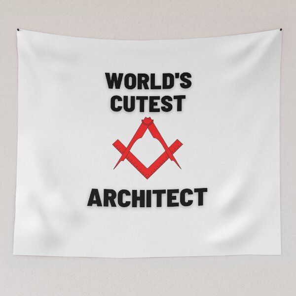 Artikelvorschau, Der süßeste Architekt der Welt lustiges T-Shirt Männer Geschenk Frauen Geschenk entworfen und verkauft von InnovantDesigns.