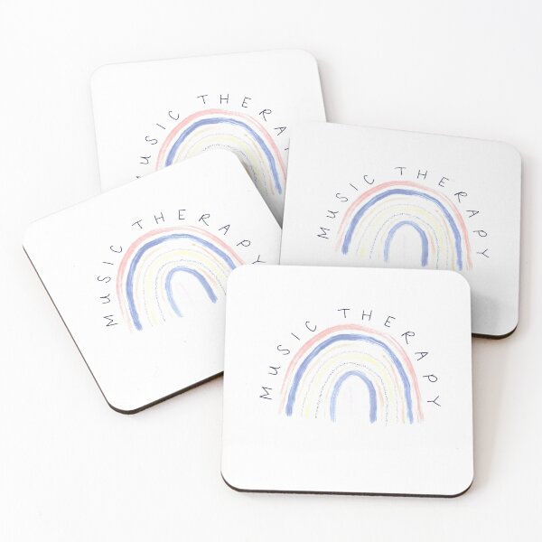 Item preview, Music Therapy Aesthetic Rainbow designed and sold by JayneMargason.