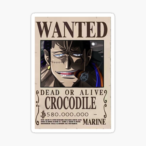 Pegatina Luffy Wanted – One Piece – adhesivosNatos